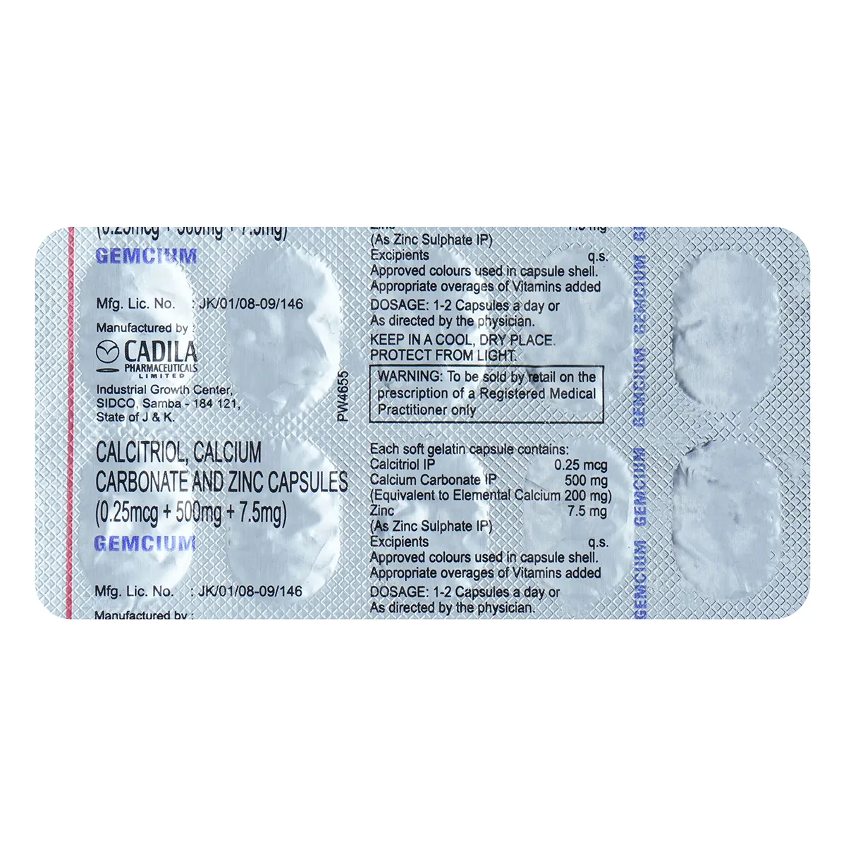 Gemcium Soft Gelatin Capsule